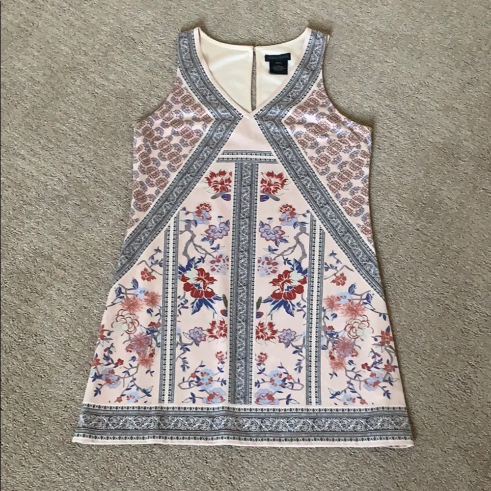 Patterned mini dress